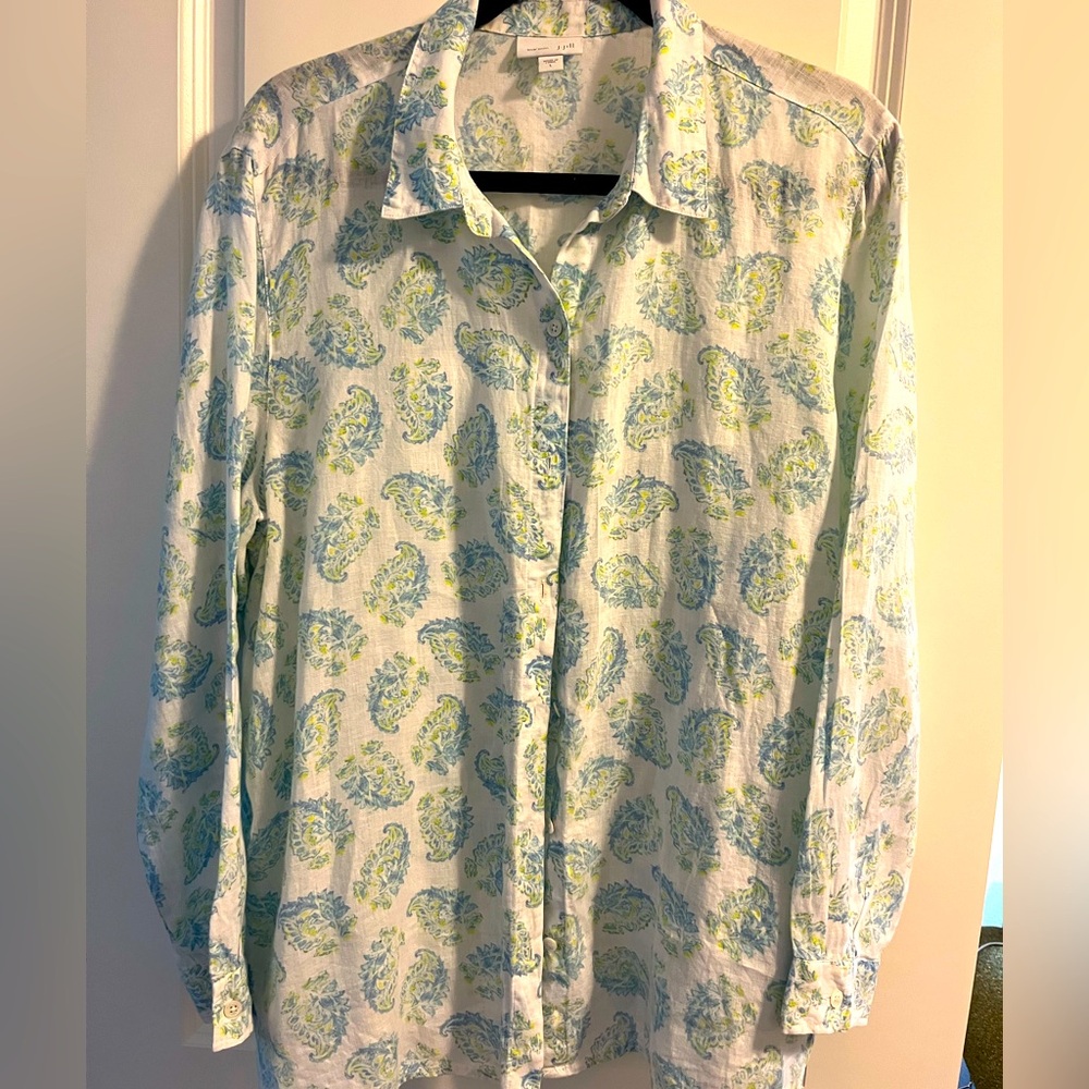 J. Jill - Paisley Button-Up Shirt